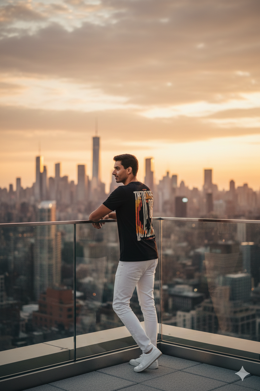 The Outdoor Adventure Waits Regular Fit Printed T-shirt