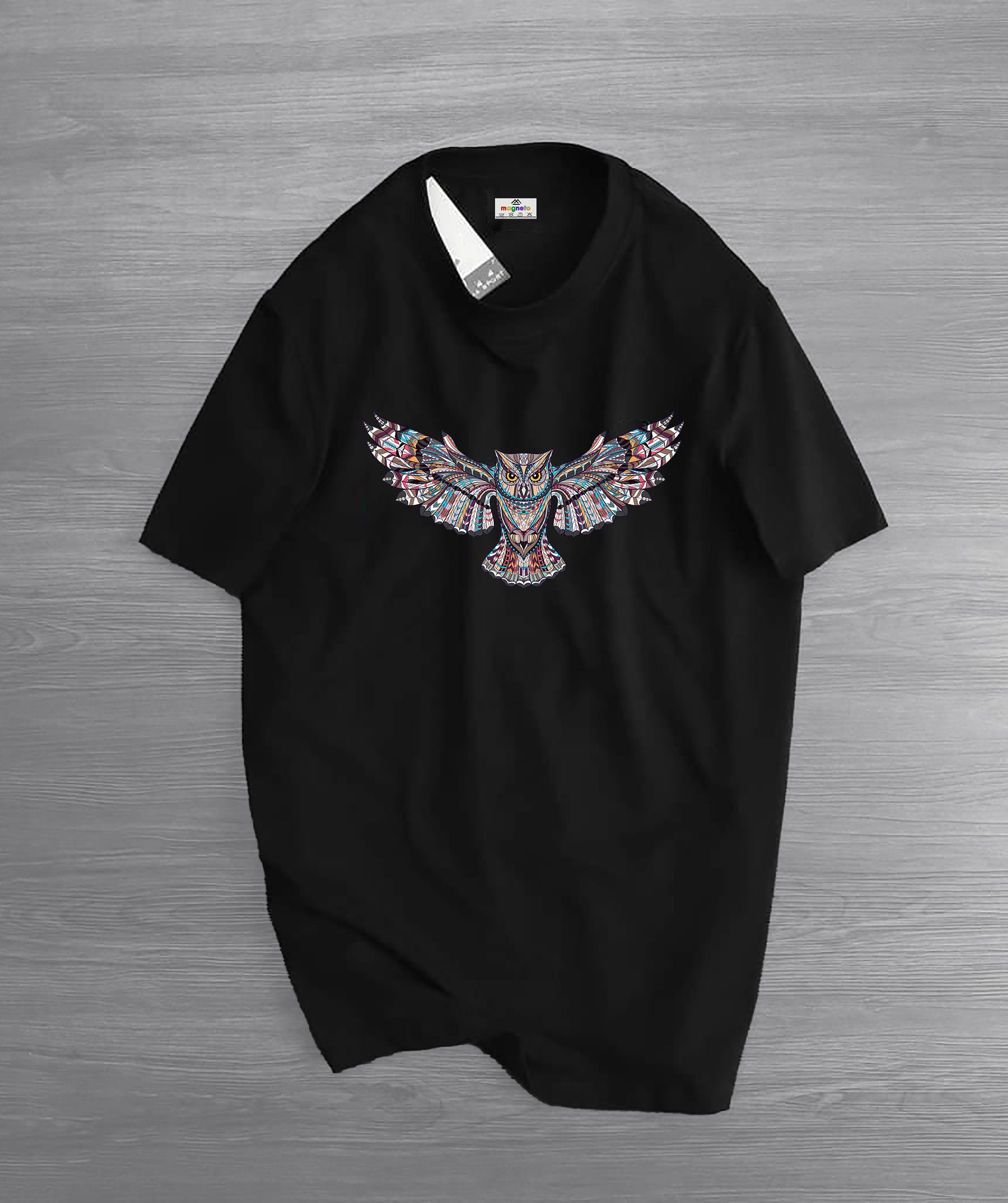 Flying Owl Regular Fit Printed T-shirt