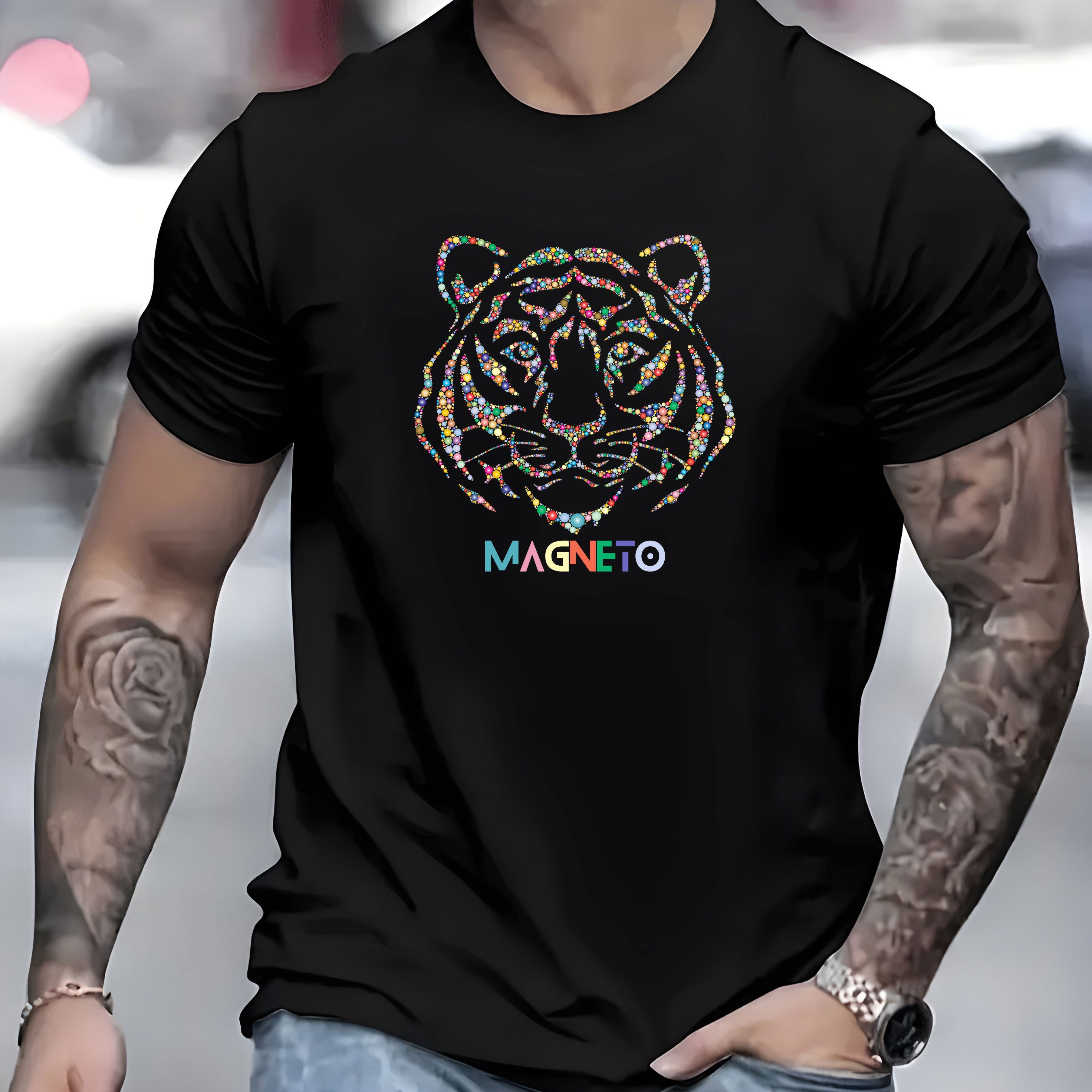 Lion Regular Fit Printed T-shirt