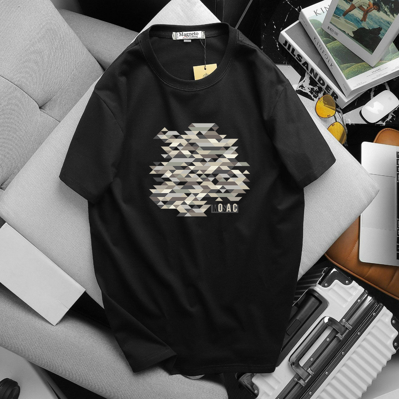 Mozaic Regular Fit Printed T-shirt