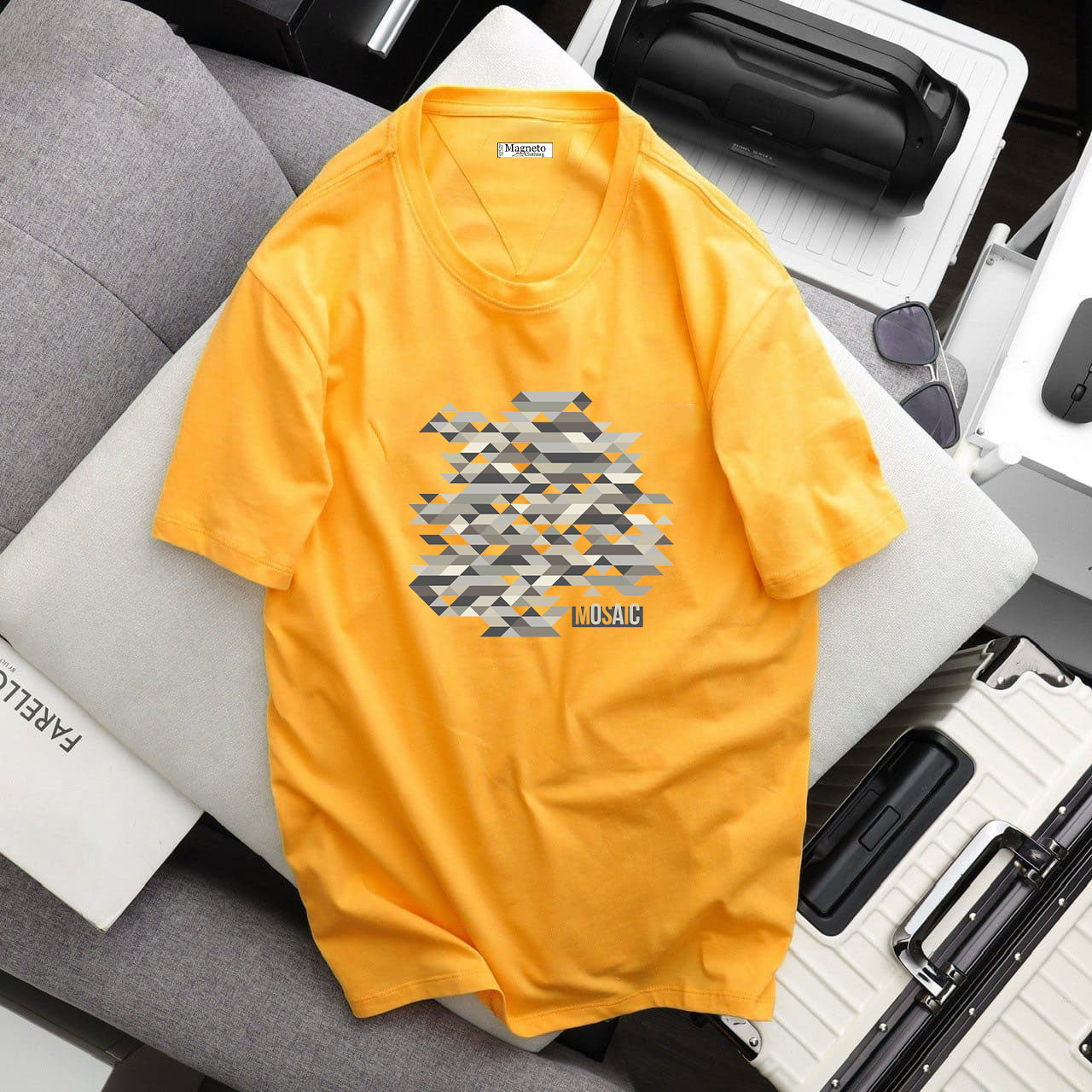 Mozaic Regular Fit Printed T-shirt