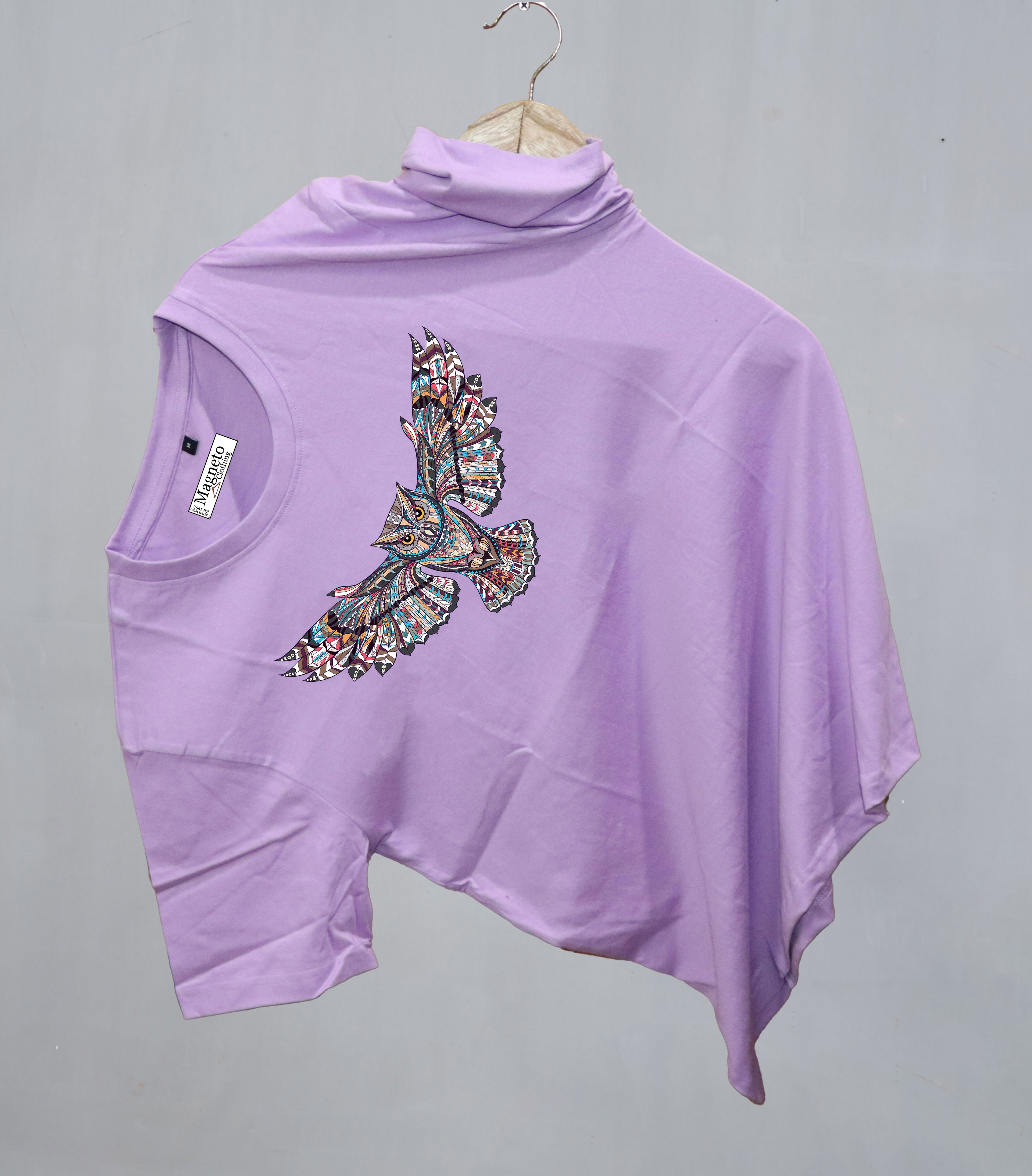 Flying Owl Regular Fit Printed T-shirt