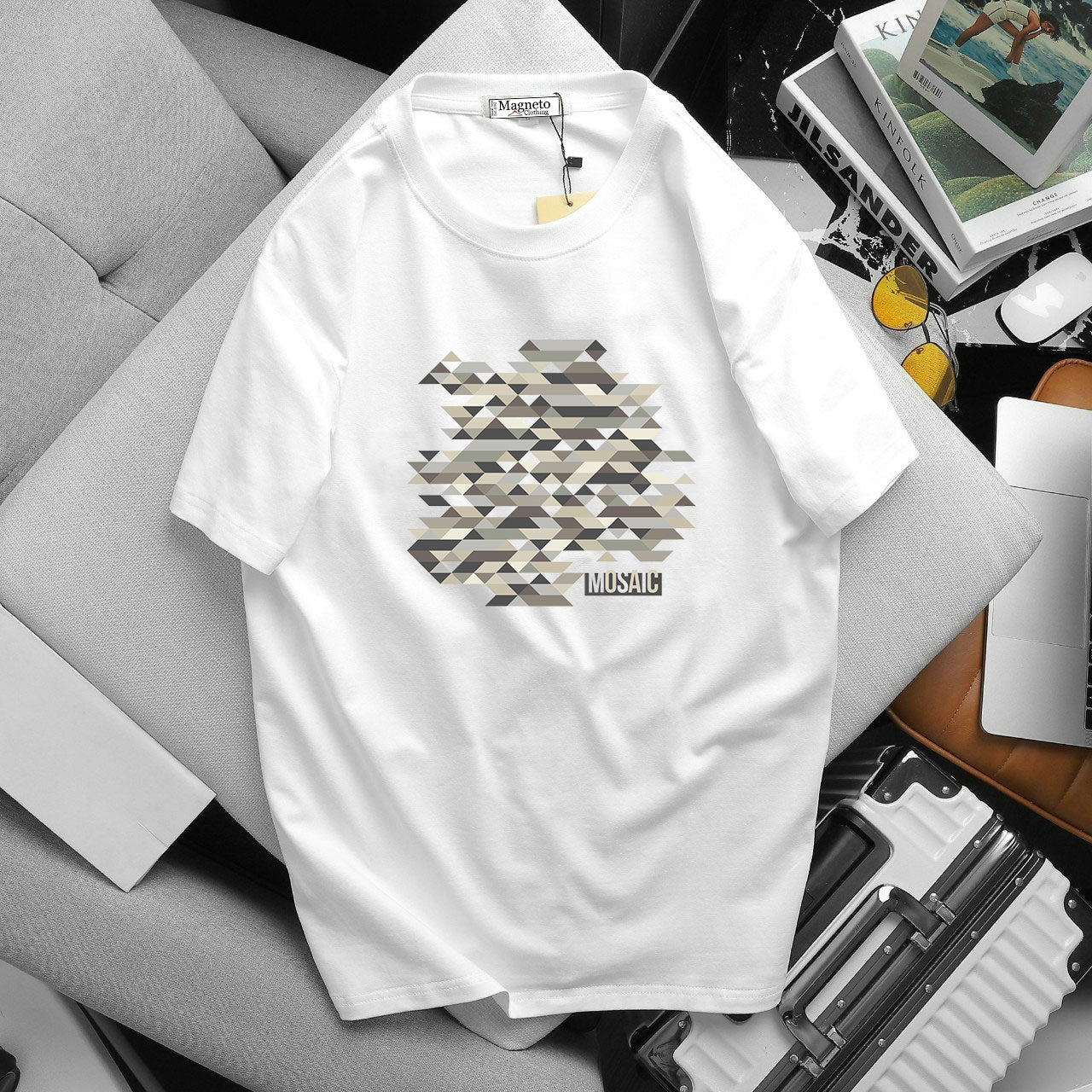 Mozaic Regular Fit Printed T-shirt