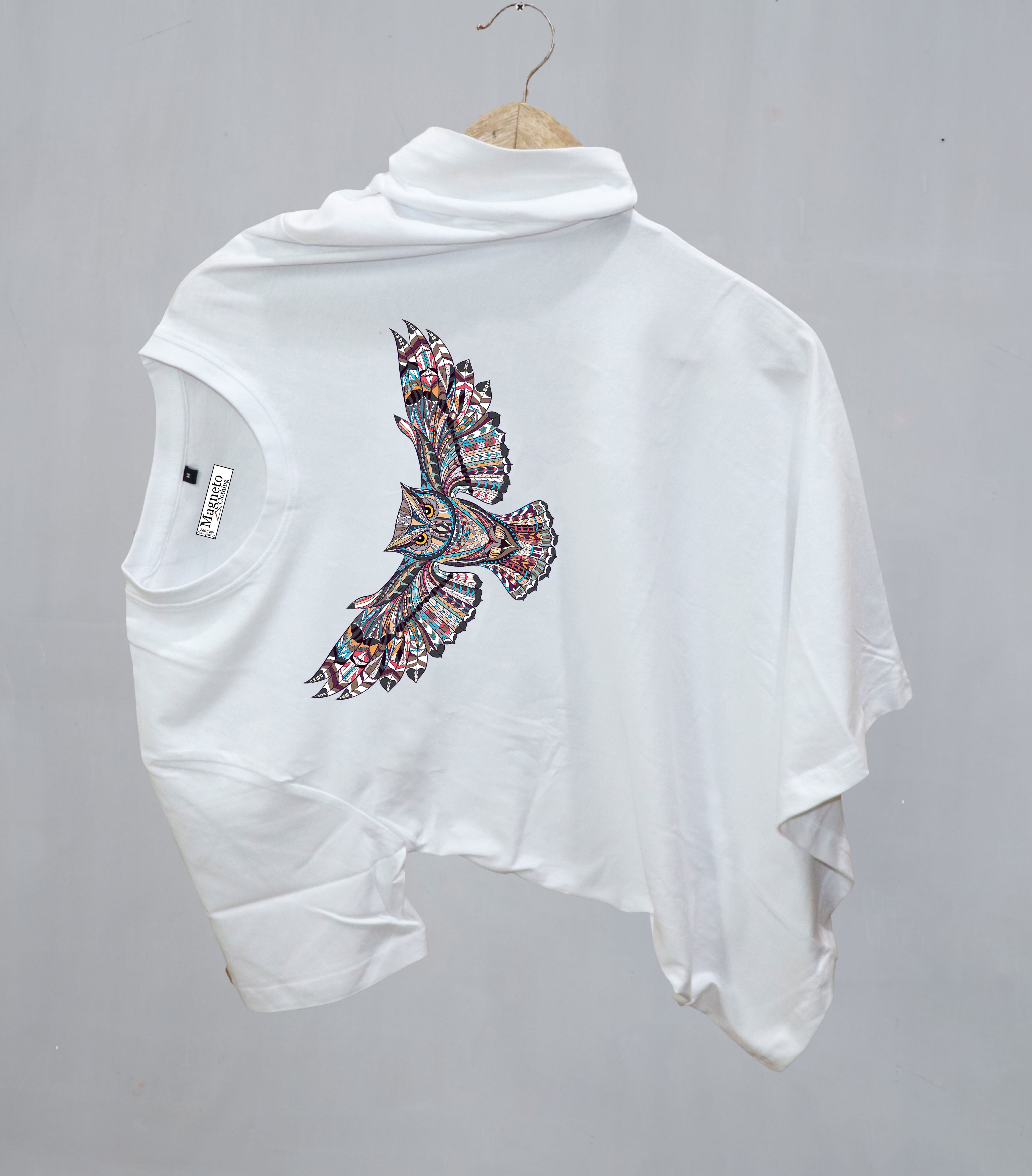 Flying Owl Regular Fit Printed T-shirt